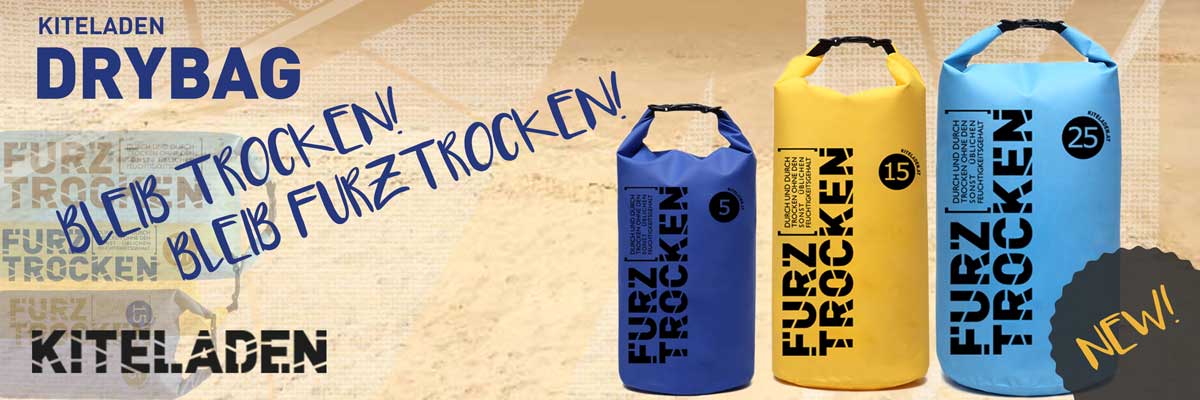 Kiteladen Drybag - Bleib Trocken - Bleib Furztrocken